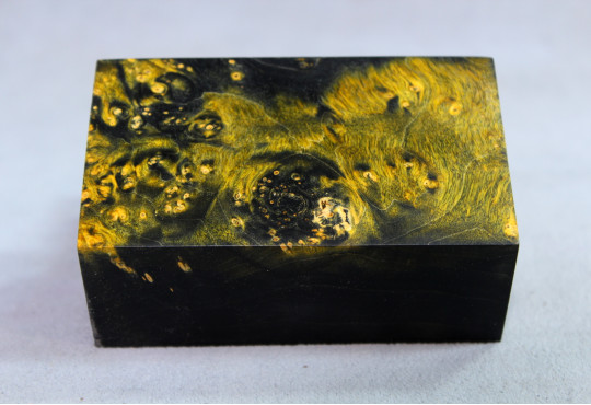 Stabilized Maple Burl Wood Mod Block